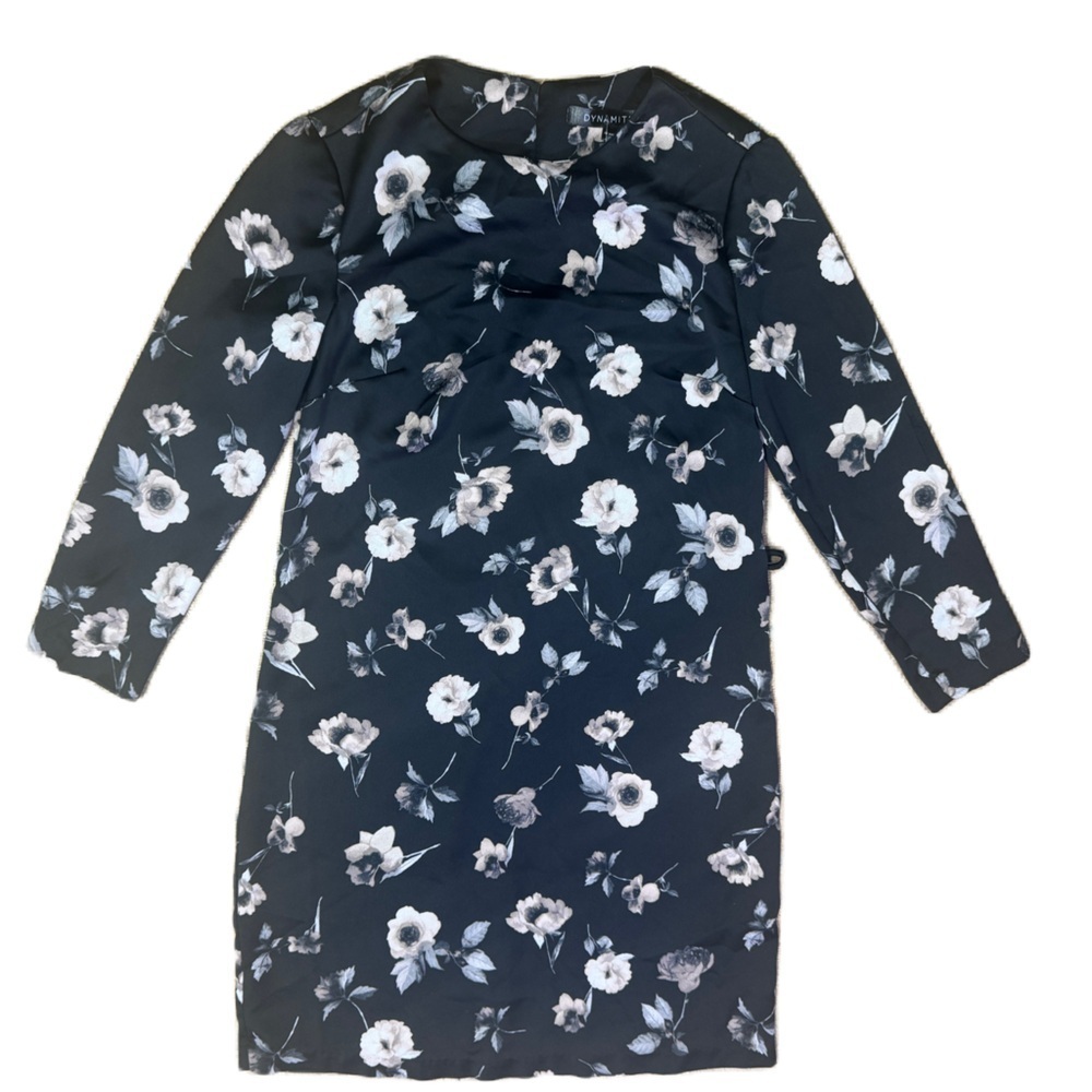 Dynamite Floral Dress - Extra Extra Small Long Sleeves Excellent Pre-Owned $22